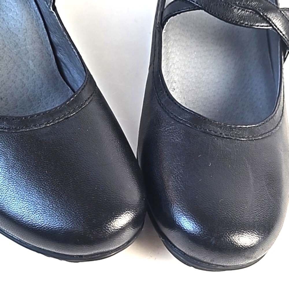 Abeo B.I.O.System Marisol Black Leather  Block Heel Comfort Mary Jane Pu… - Picture 6 of 16